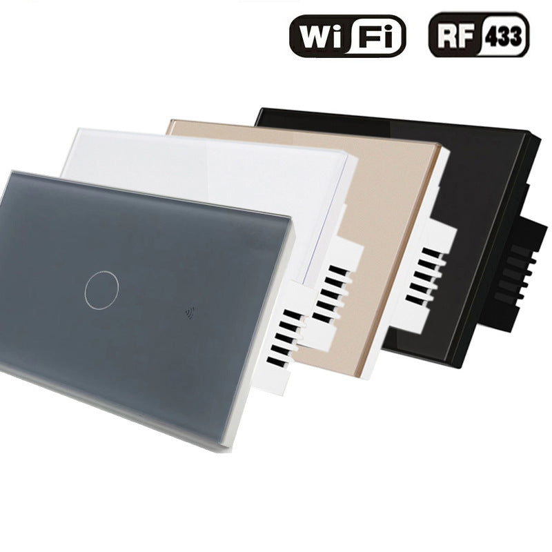 HKM-634259 Smart Wi-Fi Touch Control Switch with Tuya App and Voice Activation
