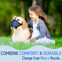 HKM-6343997 Breathable Soft Basket Muzzle for Medium to Large Dogs with Adjustable Strap and Air Mesh Design