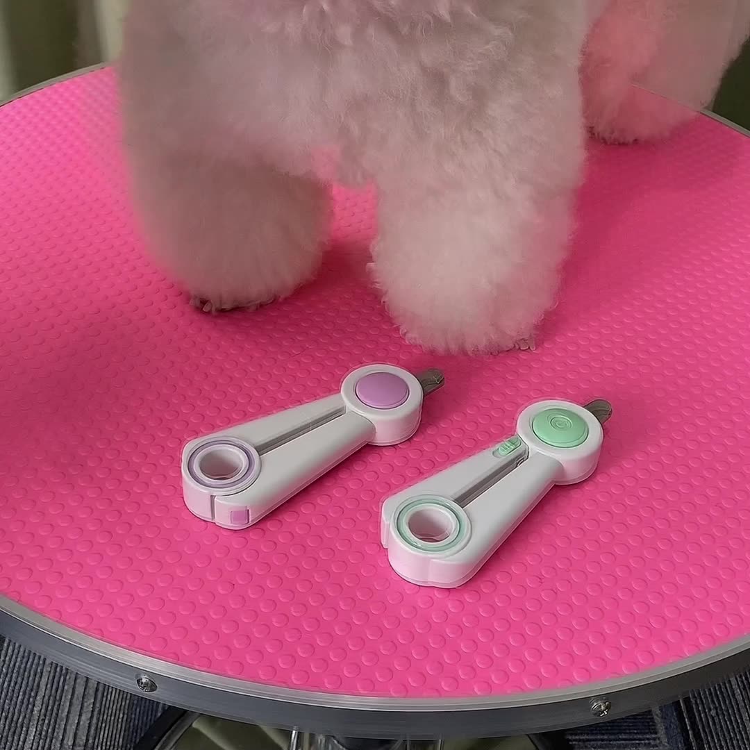 HKM-6344509 LED Light-Integrated Nail Clippers and Grinder for Dogs and Cats with Anti-Blood Position Feature