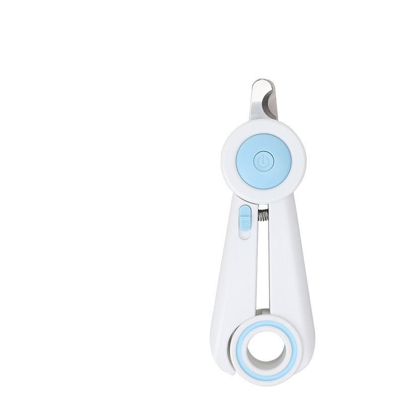 HKM-6344509 LED Light-Integrated Nail Clippers and Grinder for Dogs and Cats with Anti-Blood Position Feature