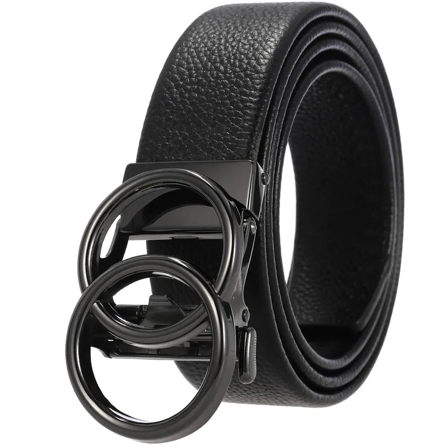 HKM-634451 Automatic Men's Belt in Genuine Leather with Luxury Finish