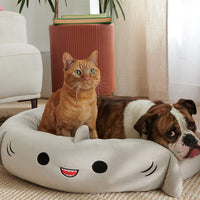 HKM-6345149 Super Soft Plush Dog Bed Mat ¨C Light Gray, Available in Multiple Sizes