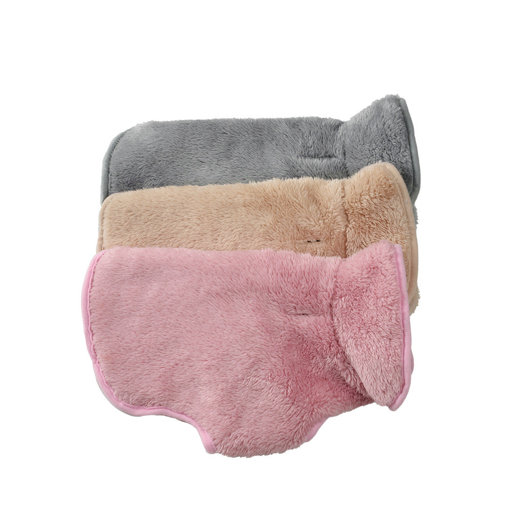HKM-6345277 Windproof Suede Pet Coat for Fall and Winter - Unisex Sizes XS-6XL in Gray, Apricot, Pink