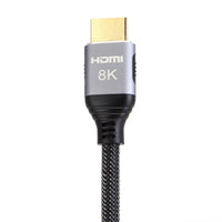 HKM-634579 Ultra-Clear Audio and Video Cable with Nylon Braided Mesh - DP to MiniDP Adapter Cable