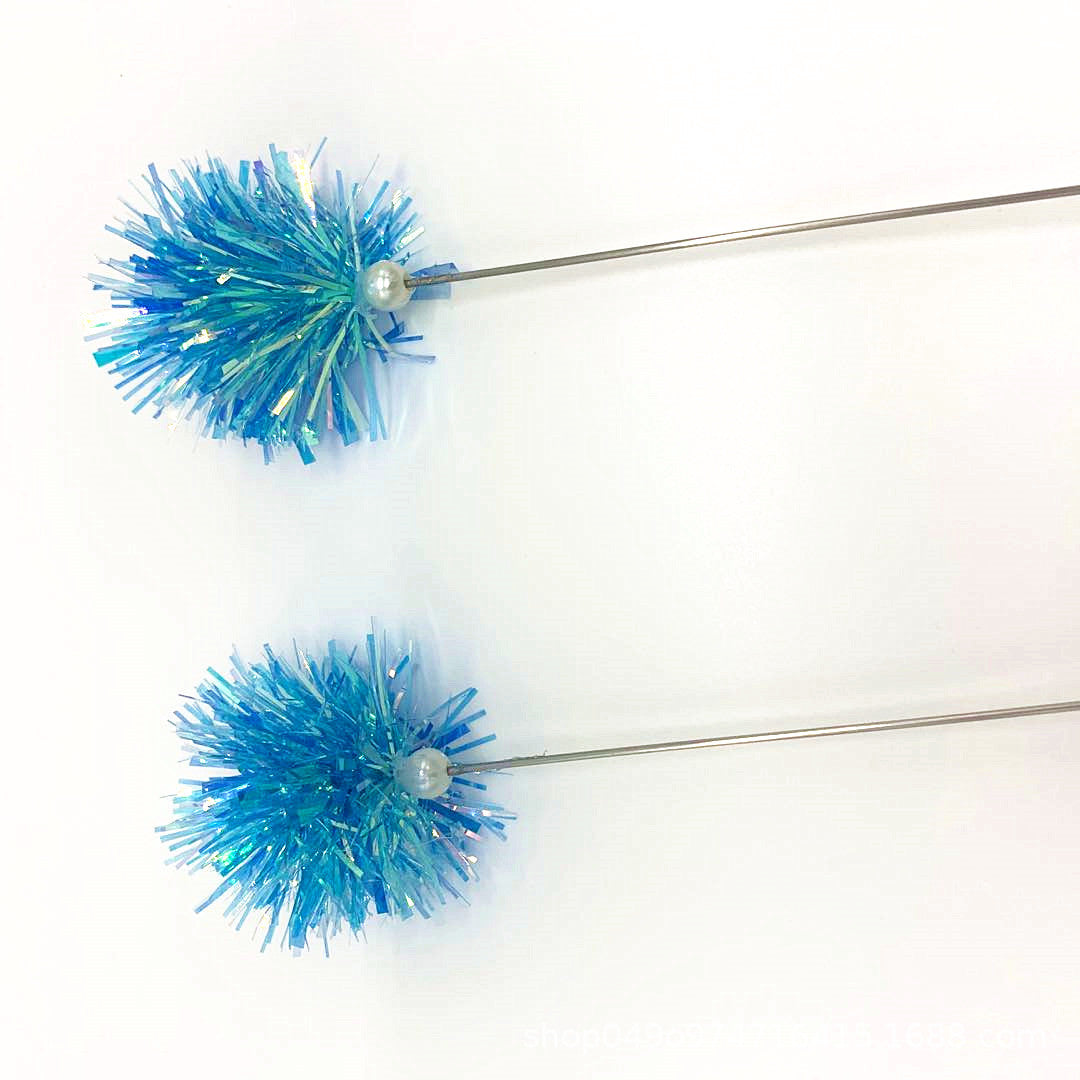 HKM-6347325 Cat Toy with Bells - 40 cm Steel Wire and PVC Tube Interactive Plaything