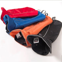 HKM-6348861 Waterproof Dog Jacket with Fleece Lining - Outdoor Wear in Black, Red, Blue, Orange - Sizes XS to XXXL