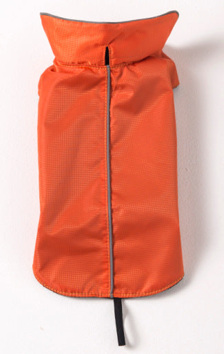 HKM-6348861 Waterproof Dog Jacket with Fleece Lining - Outdoor Wear in Black, Red, Blue, Orange - Sizes XS to XXXL
