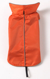 HKM-6348861 Waterproof Dog Jacket with Fleece Lining - Outdoor Wear in Black, Red, Blue, Orange - Sizes XS to XXXL