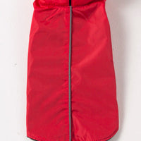 HKM-6348861 Waterproof Dog Jacket with Fleece Lining - Outdoor Wear in Black, Red, Blue, Orange - Sizes XS to XXXL