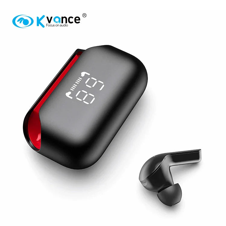 HKM-634899 Dual Mic TWS Wireless Earbuds with Digital Display and Gaming Mode