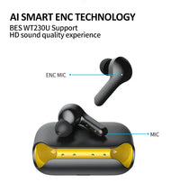 HKM-634899 Dual Mic TWS Wireless Earbuds with Digital Display and Gaming Mode