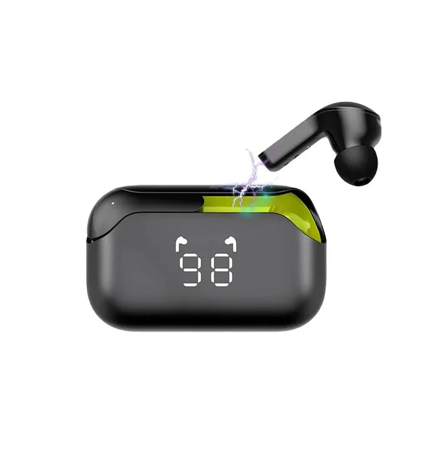HKM-634899 Dual Mic TWS Wireless Earbuds with Digital Display and Gaming Mode