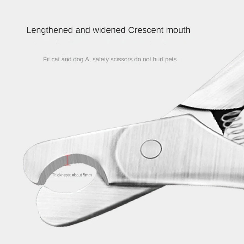 HKM-6349757 Stainless Steel Pet Nail Clipper for Safe and Precise Grooming of Dogs and Cats