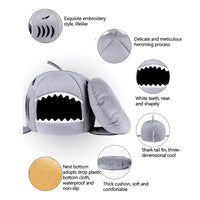 HKM-6350525 Universal Winter Warm Doghouse ¨C Cotton Seat Cushion for Pets, Gray, Available in S, M, L Sizes