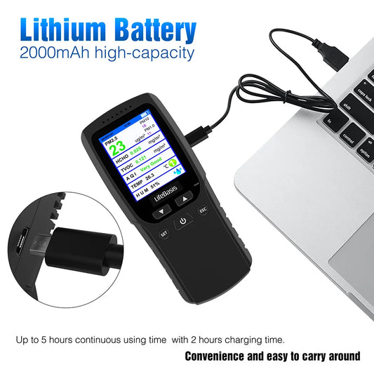 HKM-635091 Smart Indoor Air Quality PM2.5 Monitor for Real-Time Air Quality Assessment