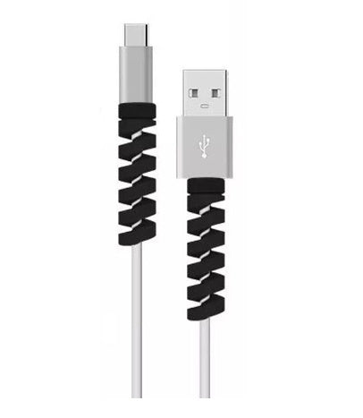 HKM-635283 Data Cable Protective Sleeve - 3cm Plastic Cover in Random Colors