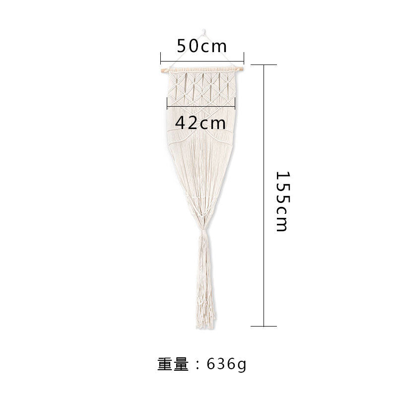 HKM-6353853 Hand-Woven Cotton Cat Hammock with Geometric Design - Cozy Pet Swing for Cats
