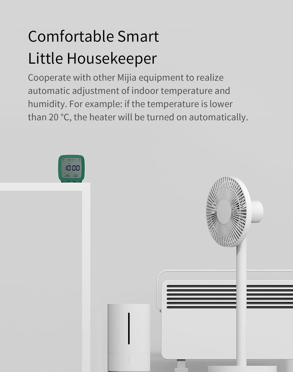 HKM-635411 Bluetooth Temperature and Humidity Alarm Clock with LED Display