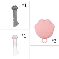 HKM-6356029 Multifunctional Silicone Resin Can Opener and Spoon for Easy Pet Feeding