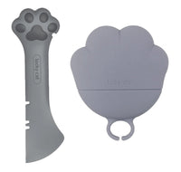 HKM-6356029 Multifunctional Silicone Resin Can Opener and Spoon for Easy Pet Feeding