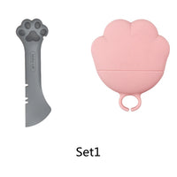 HKM-6356029 Multifunctional Silicone Resin Can Opener and Spoon for Easy Pet Feeding