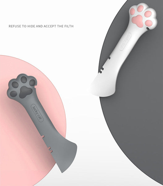 HKM-6356029 Multifunctional Silicone Resin Can Opener and Spoon for Easy Pet Feeding