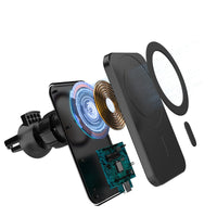 HKM-635603 Magnetic Wireless Charger for iPhone Models - USB Input, Multiple Colors Available