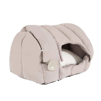 HKM-6356285 Dual-Purpose Soft Arched Cat Nest - Enclosed, Comfortable & Deformable Pet Sofa for Cats and Dogs