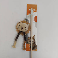 HKM-6357053 Playful Lion Cat Teaser Wand for Interactive Pet Play