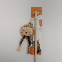 HKM-6357053 Playful Lion Cat Teaser Wand for Interactive Pet Play