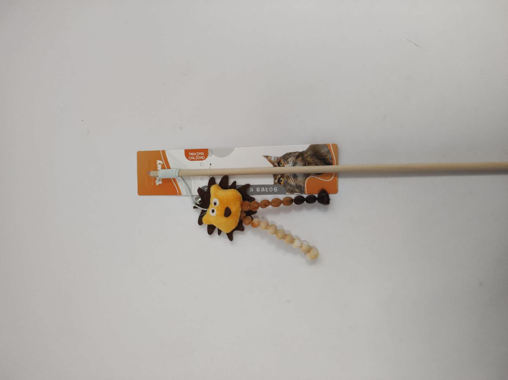 HKM-6357053 Playful Lion Cat Teaser Wand for Interactive Pet Play