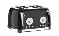 HKM-635795 Automatic 4-Slice Stainless Steel Electric Toaster with Grill Function