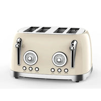 HKM-635795 Automatic 4-Slice Stainless Steel Electric Toaster with Grill Function