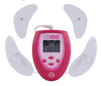 HKM-635795 Facial EMS Massager with 4 Massage Modes, Rose Red, Compact Design