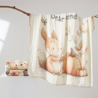 HKM-6358845 Cotton Cartoon Baby Blanket in Various Animal Designs - Soft Bamboo Fiber
