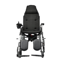 HKM-635923 Lightweight Folding Electric Wheelchair with Remote Control, 12Ah Battery, Carbon Steel Frame, 120kg Capacity, CE Certified