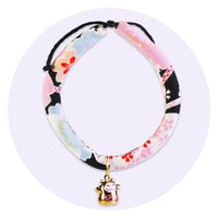 HKM-6359997 Adjustable Handmade Pet Collar in Various Floral Designs and Sizes