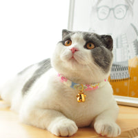 HKM-6359997 Adjustable Handmade Pet Collar in Various Floral Designs and Sizes