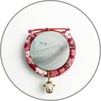 HKM-6359997 Adjustable Handmade Pet Collar in Various Floral Designs and Sizes