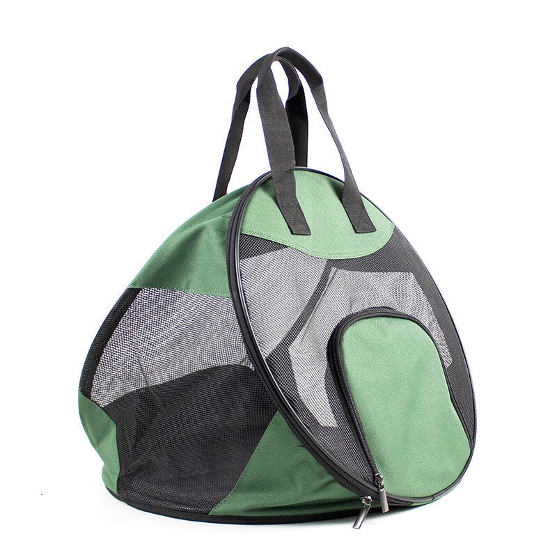 HKM-6361661 Portable Breathable Pet Handbag, Soft Polyester Carrier for Cats and Dogs Up to 12 Catties, 600D Oxford Material, 40 cm Diameter
