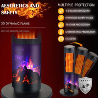 HKM-636243 Ceramic Electric Space Tower Heater with Two Heat Settings for Indoor Home and Office Use