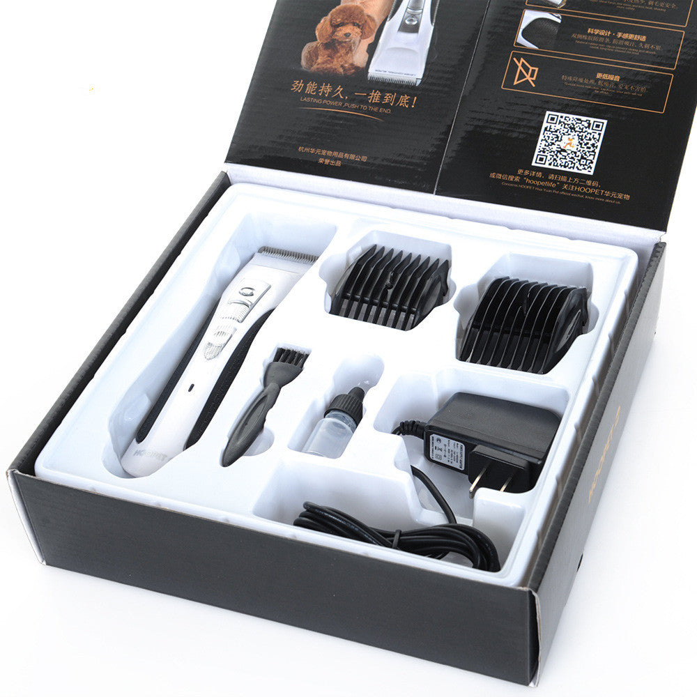 HKM-6363581 Ergonomic Pet Hair Clipper with Stainless Steel Blades and Easy Hair Removal Design