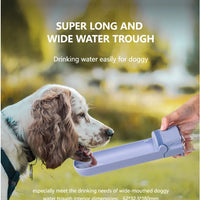 HKM-6363837 Portable Pet Water Cup - 420ml Plastic Travel Water Bottle for Dogs and Cats