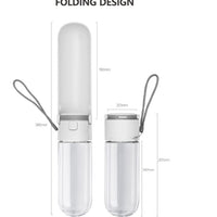HKM-6363837 Portable Pet Water Cup - 420ml Plastic Travel Water Bottle for Dogs and Cats