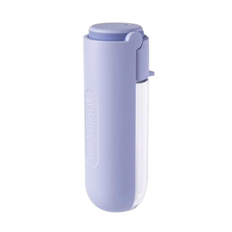 HKM-6363837 Portable Pet Water Cup - 420ml Plastic Travel Water Bottle for Dogs and Cats