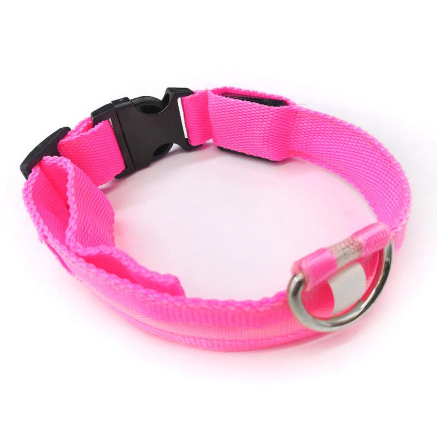 HKM-636435 Luminous Geometric Dog Collar with Anti-Lost Features in Multiple Colors