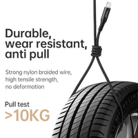 HKM-636435 USB Power-off Data Cable for Apple Devices, 1.2m Length, Single Head, Black
