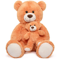 HKM-636499 Giant Purple Tie-Dye Soft Stuffed Teddy Bear Toy for Kids – Perfect Gift for Baby Showers
