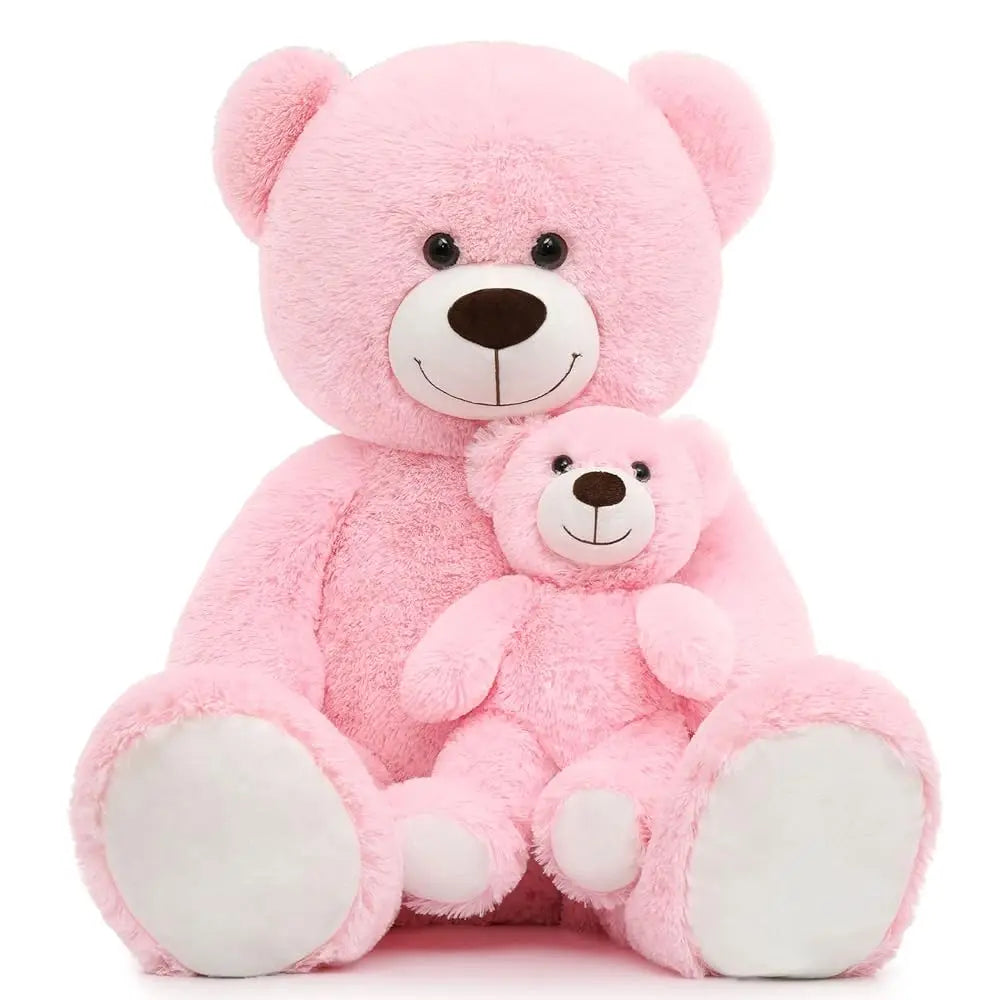 HKM-636499 Giant Purple Tie-Dye Soft Stuffed Teddy Bear Toy for Kids – Perfect Gift for Baby Showers