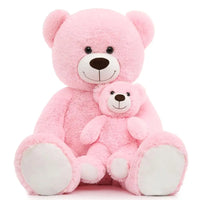HKM-636499 Giant Purple Tie-Dye Soft Stuffed Teddy Bear Toy for Kids – Perfect Gift for Baby Showers